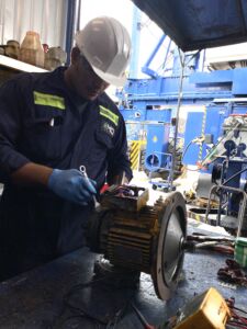 Prueba eléctrica motor